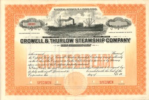 Crowell and Thurlow Steamship Co.